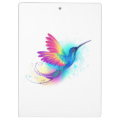 Exotic Rainbow Hummingbird Klembord (Achterkant)