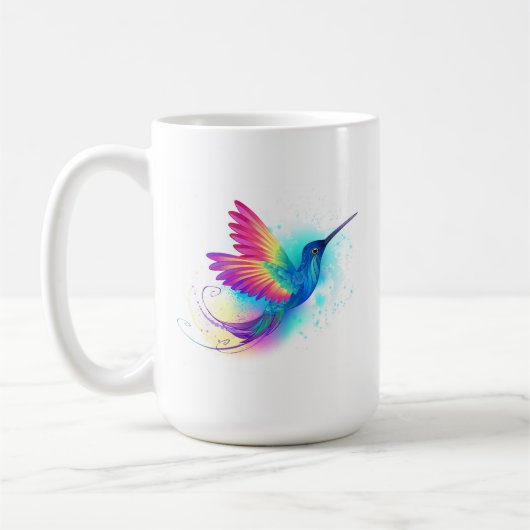 Exotic Rainbow Hummingbird Koffiemok (Links)