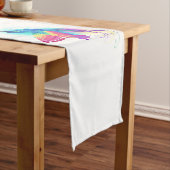 Exotic Rainbow Hummingbird Korte Tafelloper (Voorbeeld)