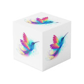 Exotic Rainbow Hummingbird Kubus (Voorkant hoekig)
