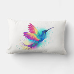 Exotic Rainbow Hummingbird Kussen