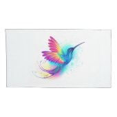 Exotic Rainbow Hummingbird Kussensloop (Achterkant-Rechts)