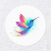 Exotic Rainbow Hummingbird Labels (Design 1)