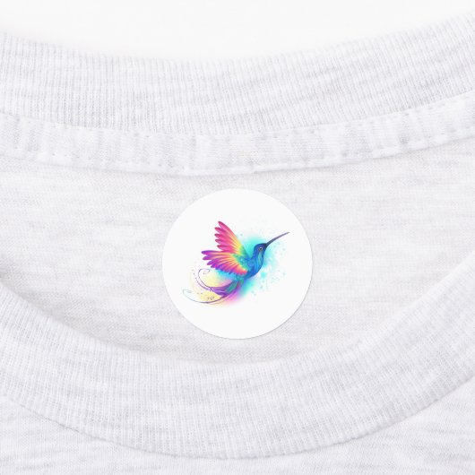 Exotic Rainbow Hummingbird Labels (Aangebracht)