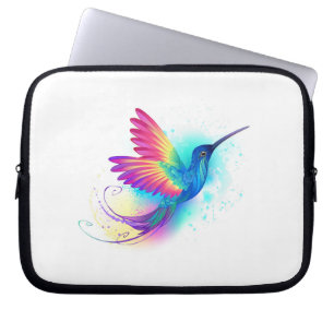 Exotic Rainbow Hummingbird Laptop Sleeve