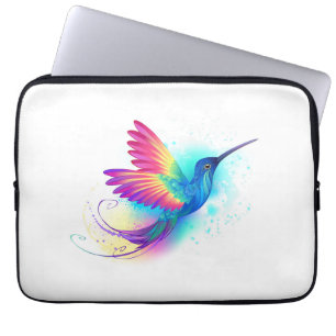 Exotic Rainbow Hummingbird Laptop Sleeve