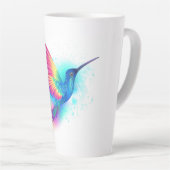 Exotic Rainbow Hummingbird Latte Mok (Rechterhoek)