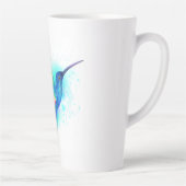 Exotic Rainbow Hummingbird Latte Mok (Rechts)