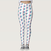 Exotic Rainbow Hummingbird Leggings (Voorkant)