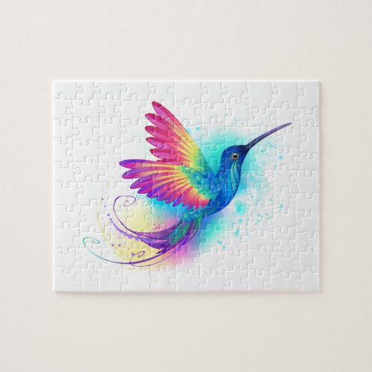 Exotic Rainbow Hummingbird Legpuzzel (Horizontaal)