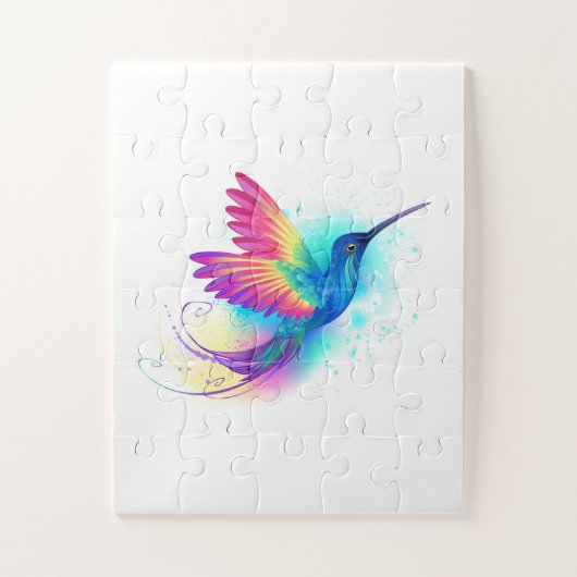 Exotic Rainbow Hummingbird Legpuzzel (Verticaal)