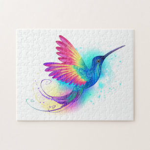 Exotic Rainbow Hummingbird Legpuzzel