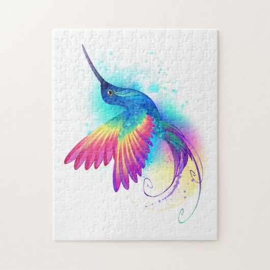 Exotic Rainbow Hummingbird Legpuzzel (Verticaal)
