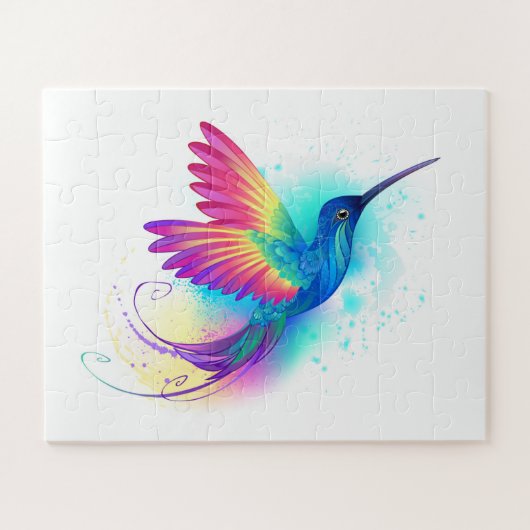 Exotic Rainbow Hummingbird Legpuzzel (Horizontaal)