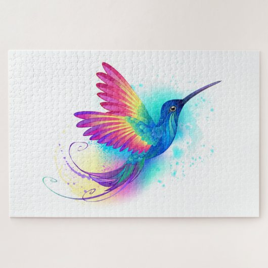 Exotic Rainbow Hummingbird Legpuzzel (Horizontaal)