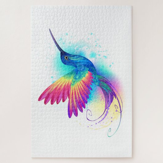 Exotic Rainbow Hummingbird Legpuzzel (Verticaal)