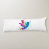 Exotic Rainbow Hummingbird Lichaamskussen (Achterkant)