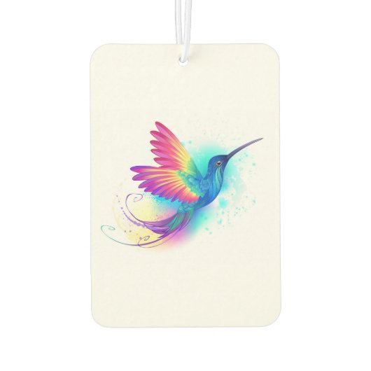 Exotic Rainbow Hummingbird Luchtverfrisser (Achterkant)