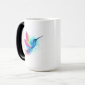 Exotic Rainbow Hummingbird Magische Mok (Voorkant links)