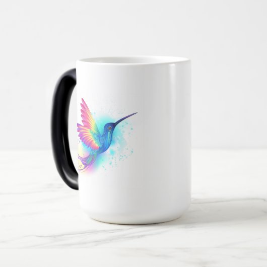 Exotic Rainbow Hummingbird Magische Mok (Voorkant links)