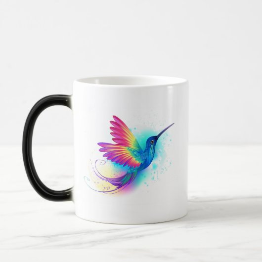 Exotic Rainbow Hummingbird Magische Mok (Links)