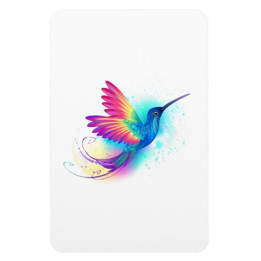 Exotic Rainbow Hummingbird Magneet (Verticaal)