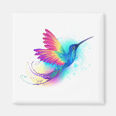 Exotic Rainbow Hummingbird Magneet (Voorkant)