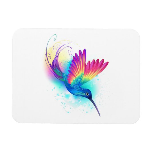 Exotic Rainbow Hummingbird Magneet (Horizontaal)