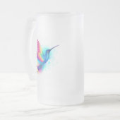 Exotic Rainbow Hummingbird Matglas Bierpul (Voorkant links)