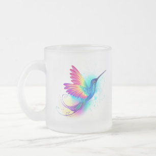 Exotic Rainbow Hummingbird Matglas Koffiemok