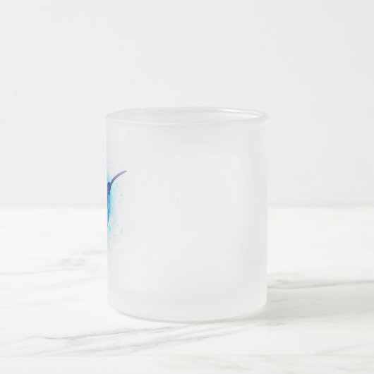 Exotic Rainbow Hummingbird Matglas Koffiemok (Center)