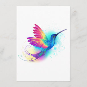 Exotic Rainbow Hummingbird Menu