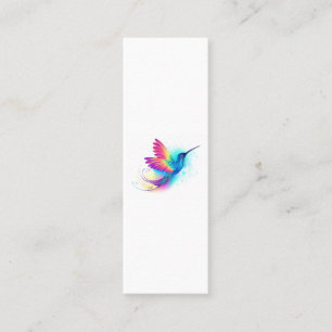 Exotic Rainbow Hummingbird Mini Visitekaartje