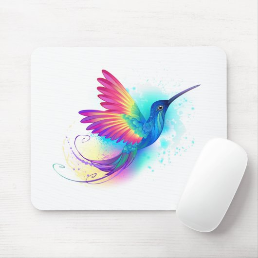 Exotic Rainbow Hummingbird Muismat (Met muis)