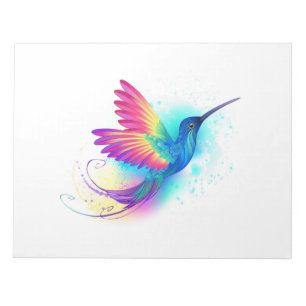 Exotic Rainbow Hummingbird Notitieblok