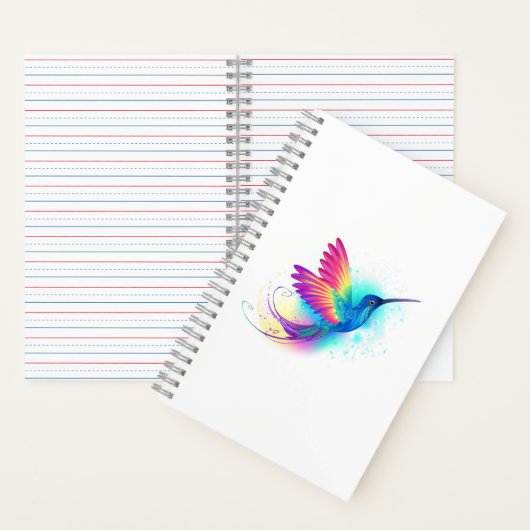 Exotic Rainbow Hummingbird Notitieboek (Binnen)