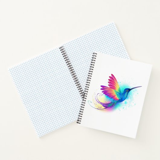 Exotic Rainbow Hummingbird Notitieboek (Binnen)