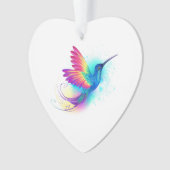 Exotic Rainbow Hummingbird Ornament (voorkant)