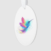 Exotic Rainbow Hummingbird Ornament (voorkant)