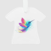 Exotic Rainbow Hummingbird Ornament (achterkant)