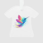 Exotic Rainbow Hummingbird Ornament (voorkant)