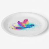 Exotic Rainbow Hummingbird Papieren Bordje (Gekanteld)