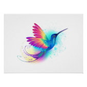 Exotic Rainbow Hummingbird Perfect Poster (Voorkant)