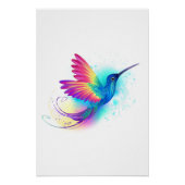 Exotic Rainbow Hummingbird Perfect Poster (Voorkant)