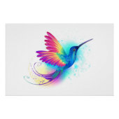 Exotic Rainbow Hummingbird Perfect Poster (Voorkant)