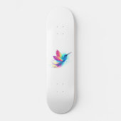 Exotic Rainbow Hummingbird Persoonlijk Skateboard (Voorkant)