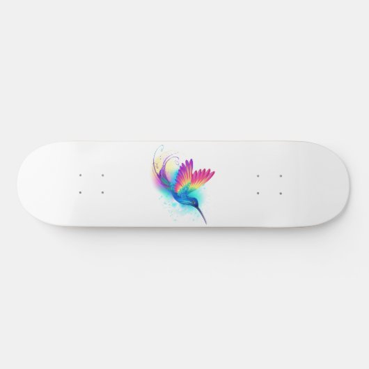 Exotic Rainbow Hummingbird Persoonlijk Skateboard (Horizontaal)