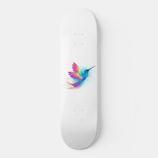 Exotic Rainbow Hummingbird Persoonlijk Skateboard (Voorkant)