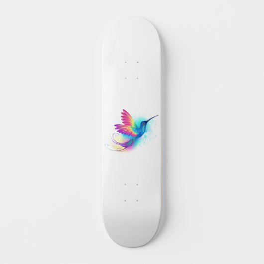 Exotic Rainbow Hummingbird Persoonlijk Skateboard (Voorkant)