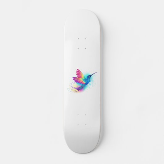 Exotic Rainbow Hummingbird Persoonlijk Skateboard (Voorkant)